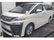 Recon TAHUN 2020 Toyota Vellfire Z MPV PALING MURAH PROMOSI HARGA SEKARANG