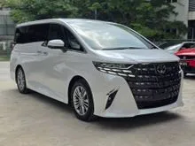 JPN UNREG# 2024 Toyota Alphard 2.5 Z 7-Seater MPV