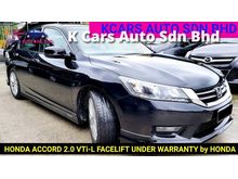 2015 Honda Accord 2.0 i-VTEC VTi-L ACTUAL YEAR MAKE / NICE NUM PLATE