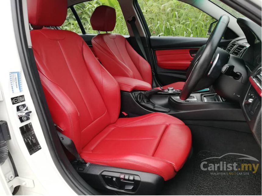 Used 2018 Bmw 328i F30 Sports Line Red Bucket Leather Seat Under Warranty Carlist My - Bmw F30 Red Seat Covers Used 2018 Bmw 328i F30 Sports Line Red Bucket Leather Seat Under Warranty Carlist My - Bmw F30 Red Seat Covers