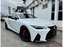 2022 Lexus IS 300 2.0 F Sport Sedan (A) MOD BLACK S 360 CAMERA 3LED SUNROOF MEMORY SEATS KAKIMOTOR SPORT MUFFLER GRADE 5A JAPAN UNREG