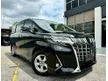 Recon 2018 Toyota Alphard 2.5 X (A) NEW FACELIFT MODEL 8 SEATER 1 POWER DOOR LEATHER SEATS LOW MILEAGE UNREG