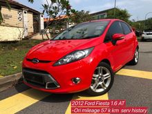 TRUE 2012 Ford Fiesta 1.6 Sport Full serv record 57 k km