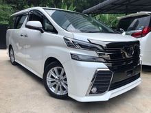 2015 Toyota Vellfire 2.5 Z A Edition MPV 2.5 ZA **PRE-CRASH SYSTEM (UNREGISTERED)