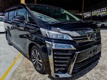 2018 Toyota Vellfire 2.5 Z G Edition MPV
