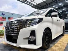 Toyota ALPHARD 2.5 S A SUNROOF ANDROID 360C Yr2016
