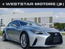 2021 Lexus IS 300 2.0 Luxury Mileage 17k km Grade 5A Red Int 360Cam Ventilation Seat Memory Seat