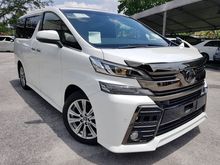 2016 Toyota Vellfire 2.5 Z Golden Eyes SUNROOF 3 POWER DOOR
