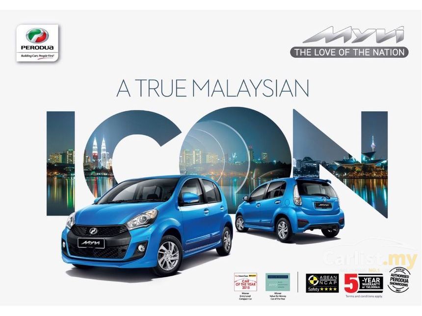 Perodua Myvi 2017 G 1.3 in Selangor Manual Hatchback Blue 