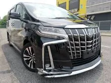 2019 Toyota Alphard 2.5G SC JAPAN SPEC UNREG LOWKM ALPINE PLAYER 3LED DIM BSM 4CAM SUNROOF AND MOONROOF LIKE NEW EXCELLENT CONDITION