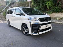 2019 SUNROOF DIM BSM 3 LED ANDROID LEATHER PRE CRASH Toyota Vellfire 2.5 ZG UNREG