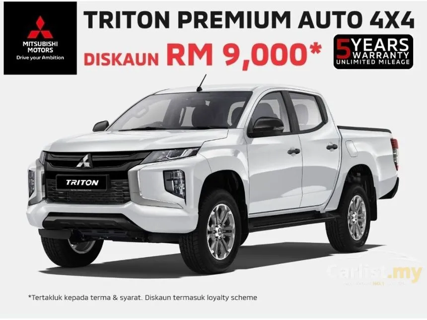 2023 Mitsubishi Triton VGT Premium Dual Cab Pickup Truck