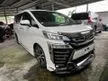 Recon 2018 Toyota Vellfire 2.5 ZG PILOT SEATS ** Japan Modelista Bodykit / Japan Modelista Exhaust / 3 LED Headlamp / Pre Crash ** FREE 5 YEAR WARRANTY **