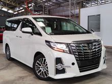 2016 Toyota Alphard 2.5 SC PRE CRASH SAFETY UNREGISTERED 5 YRS WARRANTY JAPAN