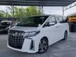 Recon 2022 Toyota Alphard 2.5 G S C Package MPV SC SUNROOF 11K MILEAGE