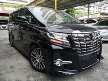 2016 TOYOTA ALPHARD 2.5 SC PILOT SEAT - JBL PREMIUM SOUND 360 CAM 5 YEAR WARRANTY