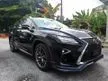 Recon 2018 Lexus RX300 2.0 F Sport FULL SPEC BLACK LEATHER INTERIOR PANORAMIC ROOF HUD BSM 360CAMERA FULL TRD KIT WITH 4 EXHAUST GRADE 4.5BA