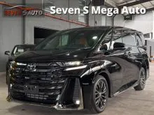 NEWLY ARRIVED 2025 Toyota Vellfire 2.4 Z Premier MPV 400KM ONLY GRADE 6A UNIVERSAL SIDE STEPS INDEPENDENT MOONROOF HEAD UP DISPLAY CONTACT TO KNOW MOR