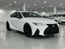 2021 Lexus IS 300 2.0 F Sport Mode Black / MARK LEVINSON / SUNROOF / RED INTERIOR / 4 CAM