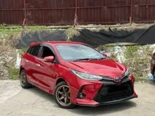 2021 Toyota Yaris 1.5 G AUTO Hatchback / CRIMSON RED / SERVICE ON TIME / SATU OWNER / NEW SPORT RIMS / PUSH START BUTTON / 360 CAMERA / FREE WARRANTY