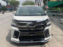 2015 Toyota Vellfire 2.5 Z G Full Spec Half Leather