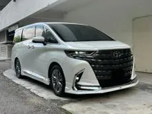 2023/24 Toyota Alphard 2.5 Z Modelista MPV AHG40 / FREE 3 Years Warranty / Mileage 26K KM Only / Full Service TOYOTA / Panoramic roof /
