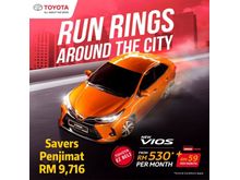 2021 Toyota Vios 1.5L HARI RAYA Sales Value Save up to RM 9,716 / EZBELI Loan Low Monthly Installment From RM 530