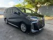 Recon 2021 Toyota Alphard 2.5 S TYPE GOLD (A) RECOND UNREG [3LED LIGHTS, ORI LOW MILEAGE, BLACK 220 COLOUR, ROOF MONITOR AVAILABLE]