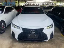 2023 Lexus IS 300 2.0 F Sport Turbo Camera LED Light Paddle Shift Red Interior Low Mileage 5A Good Condition Nice Car