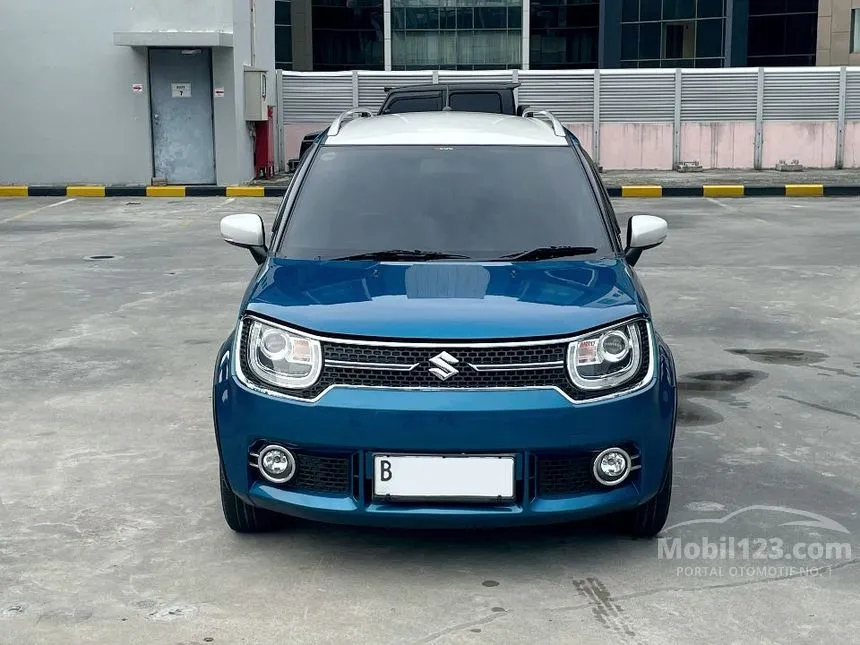 Jual Mobil Suzuki Ignis 2017 GX 1.2 di DKI Jakarta Automatic SUV Biru Rp 105.000.000
