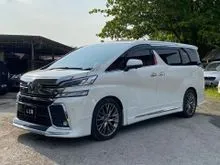 #OTR# 2016 Toyota Vellfire 2.5 ZG (A) Nice No 1199, Tip Top, 3 Years Warranty