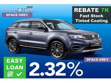 New Proton X70 1.8 Easy Loan. Fast Stock. 24 Hours Approval. High Rebate 7K. Best Trade In. Best Interest. Best Deal. Best Service. Fast Responce.