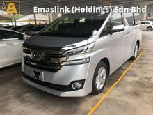 2015 Toyota Vellfire 2.5 X Spec 8seather 2PD 360View Cam 7G Keyless