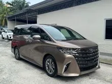 2025 Toyota Alphard 2.5 Z Modelista MPV PRECIOUS LEO BLOND TWIN MOONROOF GRADE 5A 6K KM ALPINE DIM BSM POWER BOOT 2 POWER DOOR WIRELESS CHARGING 360