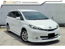 2010 Toyota Wish 1.8 S MPV TRUE YEAR MAKE WARRANTY PADDLE SHIFT PUSH START LOW MILEAGE TIPTOP CONDITION