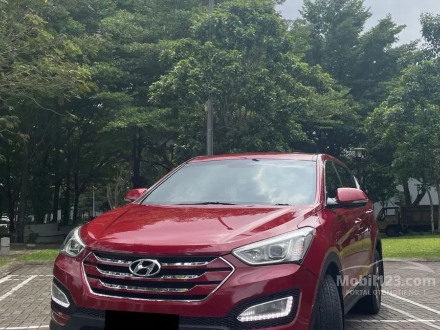 Jual Mobil Hyundai Santa Fe 2015 2.4 di Banten Automatic SUV Merah Rp 190.000.000