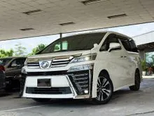 2018 Toyota Vellfire 2.5 ZG MPV