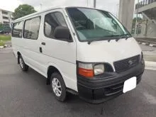 2004 Toyota Hiace 3.0 (M) Window Van 14 seat Roof Full Air-Cond
