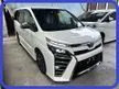 Recon UNREG 2020 Toyota Voxy 2.0 ZS Kirameki 2 (7 SEATER) ORI 15600 KM 2 POWER DOOR ROOF SPEAKER LED HEADLAMAP IN BLACK REVERSE CAMERA HIGH SPEC