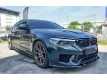 2019/21 USED BMW M5 4.4 Competition Sedan - DIRECT OWNER - UP STAGE 2 RES TITANIUM EXHAUST + M5 CS BONNET + M5 CS ORI 20INCH RIM + CARBON ROOF