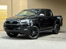 2022 Toyota Hilux 2.8 Rogue Dual Cab (AT) 14DAYS GUARANTEE REPAIR / FREE WARRANTY / LEATHER SEAT / 360 CAMERA / 4 POWER WINDOW / ROLLER SHUTTLE