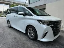 OFFER 5A 2025 Toyota Alphard 2.5 Z MPV JBL Sound System, Side Step, HUD, Auto Parking Unreg