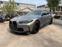 2024 BMW G82 M4 Competition X Drive (Japan Spec) (Grade 5A) (7k km Genuine Mileage) (Skyscraper Grey Metallic) (Unreg) (Actual Unit & Price)