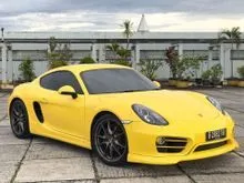 2013 Porsche Cayman 2.7 981 Coupe Service Record Knalpot 120Jt