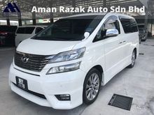 2010 Toyota Vellfire 2.4 Z Platinum MPV 7 SEATER 2 P DOOR POWER BOOT