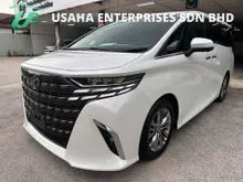 2024 Toyota Alphard 2.5 Z 7-Seater MPV#SUNROOF#SIDE STEP#BSM#HUD#DIM#4 CAMERA#POWER BOOTS#UNREG JAPAN SPEC#