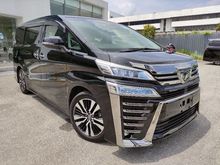 (3 LED)(PRE CRASH) 2018 Toyota Vellfire 2.5 ZG NEW FACELIFT UNREGISTERED