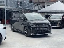 2025 Toyota Vellfire 2.4 Z Premier MPV/ GRADE 5A/ BROWN LEATHER SEATS/ JBL SOUND SYSTEM/ ROOF MONITOR/ SUNROOF/ SPARE TYRE/ 6 YEARS WARRANTY PROVIDED