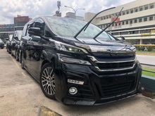 2015 Toyota Vellfire 2.5 Z G FRONT GRILLE LED WITH BODYKIT SPORT EXHAUST INTERESTED 011-2111 3500