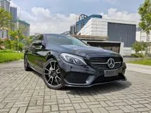 Clear Stock 2018 Mercedes-Benz AMG C43 Performance Full Spec + Panoramic Roof + Recaro Seat + Alcantara Steering + Sport Exhaust + Carbon Interior